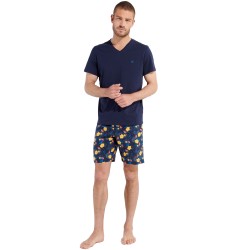 Pyjamas der Marke HOM - HOM Lucky Kurzer Pyjama - Ref : 402724 P0RA