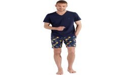 Pyjamas der Marke HOM - HOM Lucky Kurzer Pyjama - Ref : 402724 P0RA