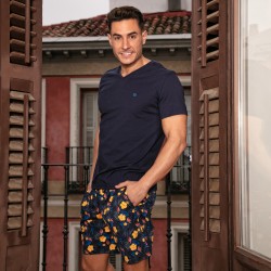 Pajamas of the brand HOM - HOM Lucky Short Pyjamas - Ref : 402724 P0RA