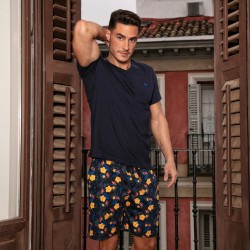 Pyjamas der Marke HOM - HOM Lucky Kurzer Pyjama - Ref : 402724 P0RA