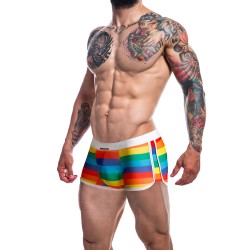 Boxer, shorty de la marque CUT4MEN - Boxer athlétique C4M Renaissance - Rainbow - Ref : C4M06 RAINBOW