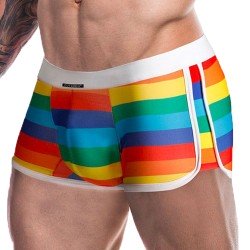 Pantaloncini boxer, Shorty del marchio CUT4MEN - Boxer athlétique C4M Rainbow - Renaissance - Ref : C4M06 RAINBOW