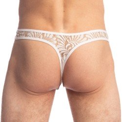 Thong of the brand L HOMME INVISIBLE - Plume D Argent - String Bikini - Ref : UW07 PLU Y61