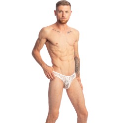 Brief of the brand L HOMME INVISIBLE - Plume D Argent - Mini Briefs - Ref : MY44 PLU Y61