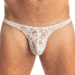 Schnur der Marke L HOMME INVISIBLE - White Lotus - String Bikini - Ref : UW26 LOT 002