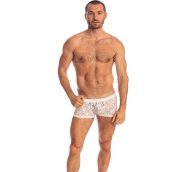 Boxer, shorty de la marque L HOMME INVISIBLE - White Lotus - Shorty Push-Up - Ref : MY14 LOT 002