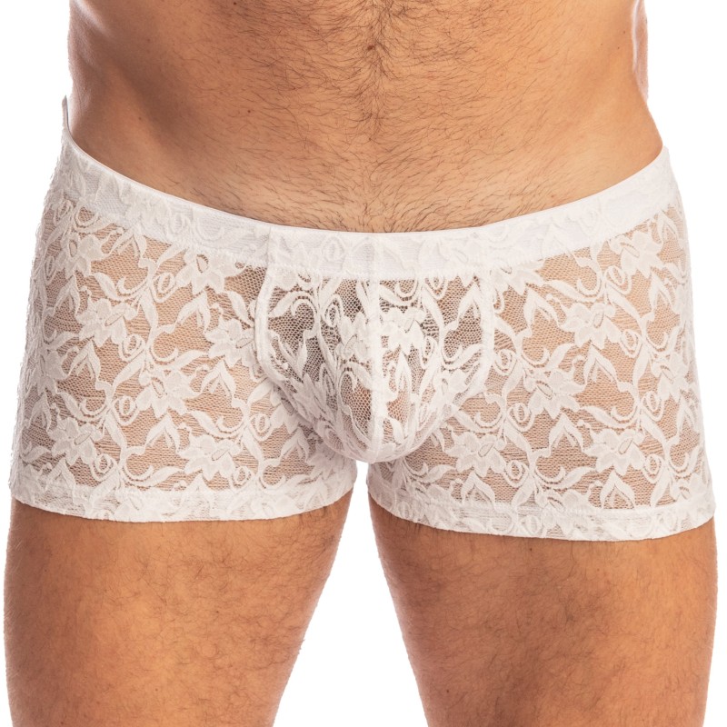 Boxer, shorty de la marque L HOMME INVISIBLE - White Lotus - Shorty Push-Up - Ref : MY14 LOT 002