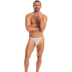 Tanga de la marca L HOMME INVISIBLE - White Lotus - Tanga Striptease - Ref : MY83 LOT 002