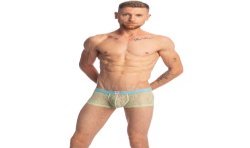 Shorts Boxer, Shorty de la marca L HOMME INVISIBLE - Anis Vitaminé - Hipster Push-Up - Ref : MY39 ANI 006