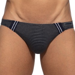 Slip de la marca ADDICTED - Bikini marinero mini rayas - Ref : AD1243 C09