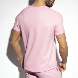 Maniche del marchio ES COLLECTION - T-shirt Sport Relief - rose - Ref : SP292 C05