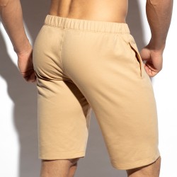 Short de la marque ES COLLECTION - Short Sport Relief - beige - Ref : SP293 C28