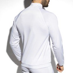 Jacke der Marke ES COLLECTION - Jacke Reißverschlusstaschen - weiß - Ref : SP316 C01