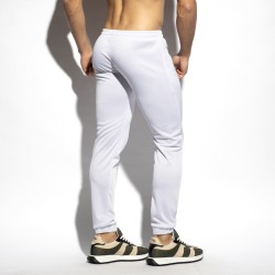 Pantalon de la marque ES COLLECTION - Pantalon Zip Pockets - blanc - Ref : SP317 C01