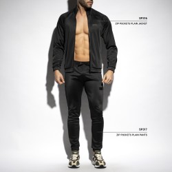 Pants of the brand ES COLLECTION - Zip Pockets Pants - black - Ref : SP317 C10