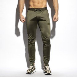 Pantalon de la marque ES COLLECTION - Pantalon Zip Pockets - kaki - Ref : SP317 C12