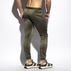 Pantaloni del marchio ES COLLECTION - Tasche con zip - pantaloni kaki - Ref : SP317 C12
