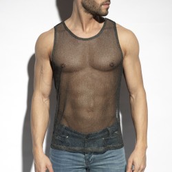 Tank top der Marke ES COLLECTION - Tanktop Malediven - schwarz - Ref : TS327 C10