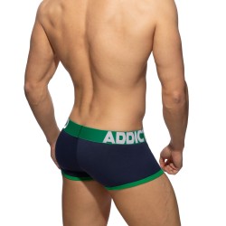 Shorts Boxer, Shorty de la marca ADDICTED - Baúl deportivo acolchado - azul marino - Ref : AD1245 C09