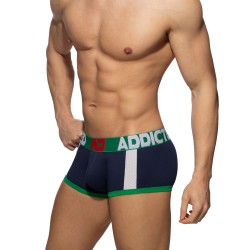 Pantaloncini boxer, Shorty del marchio ADDICTED - Bagagliaio Sport Imbottito - blu navy - Ref : AD1245 C09