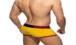 Boxershorts, Shorty der Marke ADDICTED - Kofferraum Sport gepolstert - gelb - Ref : AD1245 C03