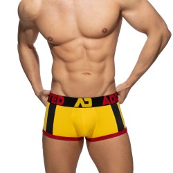 Boxershorts, Shorty der Marke ADDICTED - Kofferraum Sport gepolstert - gelb - Ref : AD1245 C03