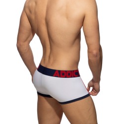 Pantaloncini boxer, Shorty del marchio ADDICTED - Baule sportivo imbottito - bianco - Ref : AD1245 C01