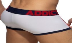 Boxershorts, Shorty der Marke ADDICTED - Kofferraum Sport gepolstert - weiß - Ref : AD1245 C01