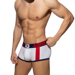 Pantaloncini boxer, Shorty del marchio ADDICTED - Baule sportivo imbottito - bianco - Ref : AD1245 C01