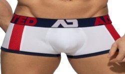 Pantaloncini boxer, Shorty del marchio ADDICTED - Baule sportivo imbottito - bianco - Ref : AD1245 C01