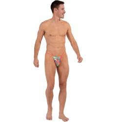 Slip, Tanga de la marque HOM - Tanga HOM Funky Styles - orange - Ref : 402816 P0JX