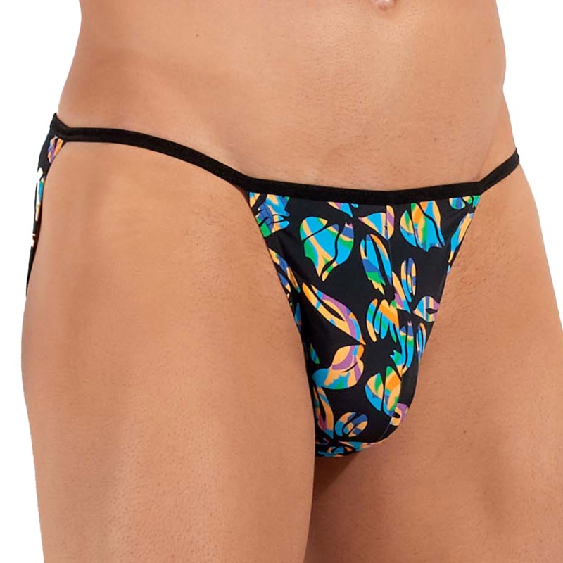 Slip der Marke HOM - Tanga HOM Funky Styles - schwarz - Ref : 402816 0004