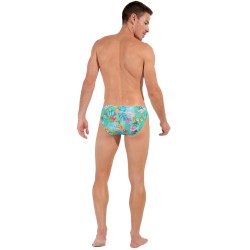 Brief of the brand HOM - Micro Briefs Comfort  HOM Funky Styles - turquoise - Ref : 402817 P0PF