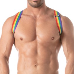 Harnais de la marque TOF PARIS - Harnais X Tof Paris Rainbow - Ref : TOF386RW