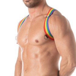 Harnais de la marque TOF PARIS - Harnais X Tof Paris Rainbow - Ref : TOF386RW