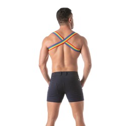 Harness of the brand TOF PARIS - Tof Paris Rainbow X harness - Ref : TOF386RW