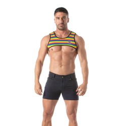 Harnais de la marque TOF PARIS - Harnais Tof Paris Rainbow - Ref : TOF415RW