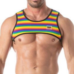 Harnais de la marque TOF PARIS - Harnais Tof Paris Rainbow - Ref : TOF415RW