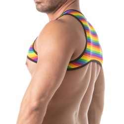 Harnais de la marque TOF PARIS - Harnais Tof Paris Rainbow - Ref : TOF415RW