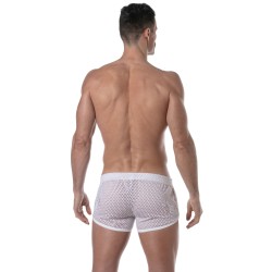 Kurze der Marke TOF PARIS - Tof Paris See Through Mini-Shorts - weiß - Ref : TOF394B