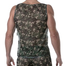 Tank top der Marke TOF PARIS - Tof Paris See Through Tanktop - camo - Ref : TOF393CK