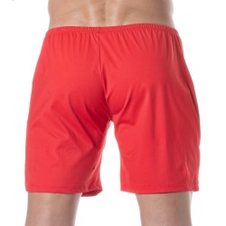 Short of the brand TOF PARIS - Tof Paris Exhib It Shorts - red - Ref : TOF396R