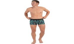 Boxershorts, Shorty der Marke HOM - Boxer HOM HO1 Funky Styles - schwarz - Ref : 402818 0004