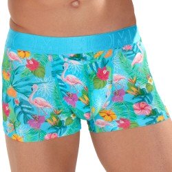 Boxer shorts, Shorty of the brand HOM - Boxer HOM HO1 Funky Styles - turquoise - Ref : 402818 P0PF