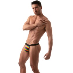 Badeschein der Marke TOF PARIS - String zum Schwimmen Tof Paris Rainbow - Ref : TOF389RW