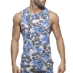 Tank top of the brand ADDICTED - Tropicana low rider - blue - Ref : AD1261 C16