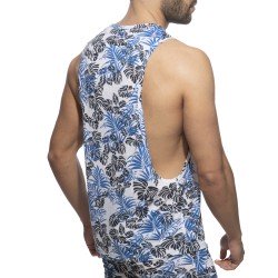 Tank top of the brand ADDICTED - Tropicana low rider - blue - Ref : AD1261 C16