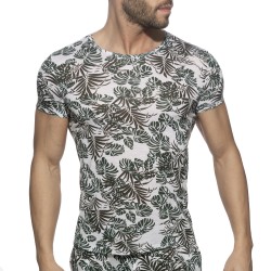 Short Sleeves of the brand ADDICTED - Tropicana - khaki T-shirt - Ref : AD1262 C12