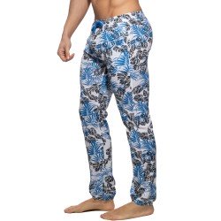 Pants of the brand ADDICTED - Tropicana - blue trousers - Ref : AD1263 C16