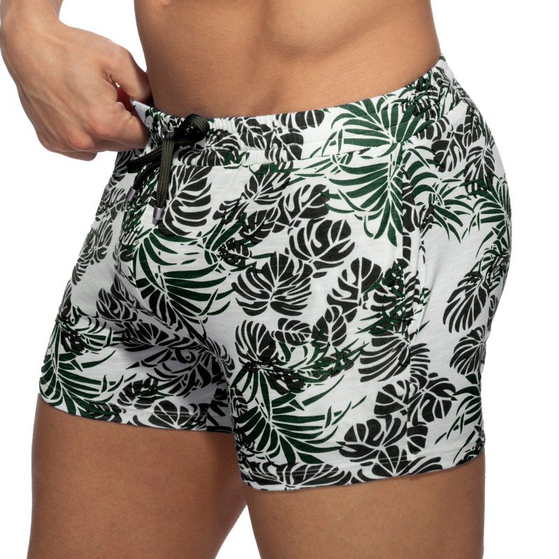 Kurze der Marke ADDICTED - Tropicana - khakifarbene Shorts - Ref : AD1264 C12